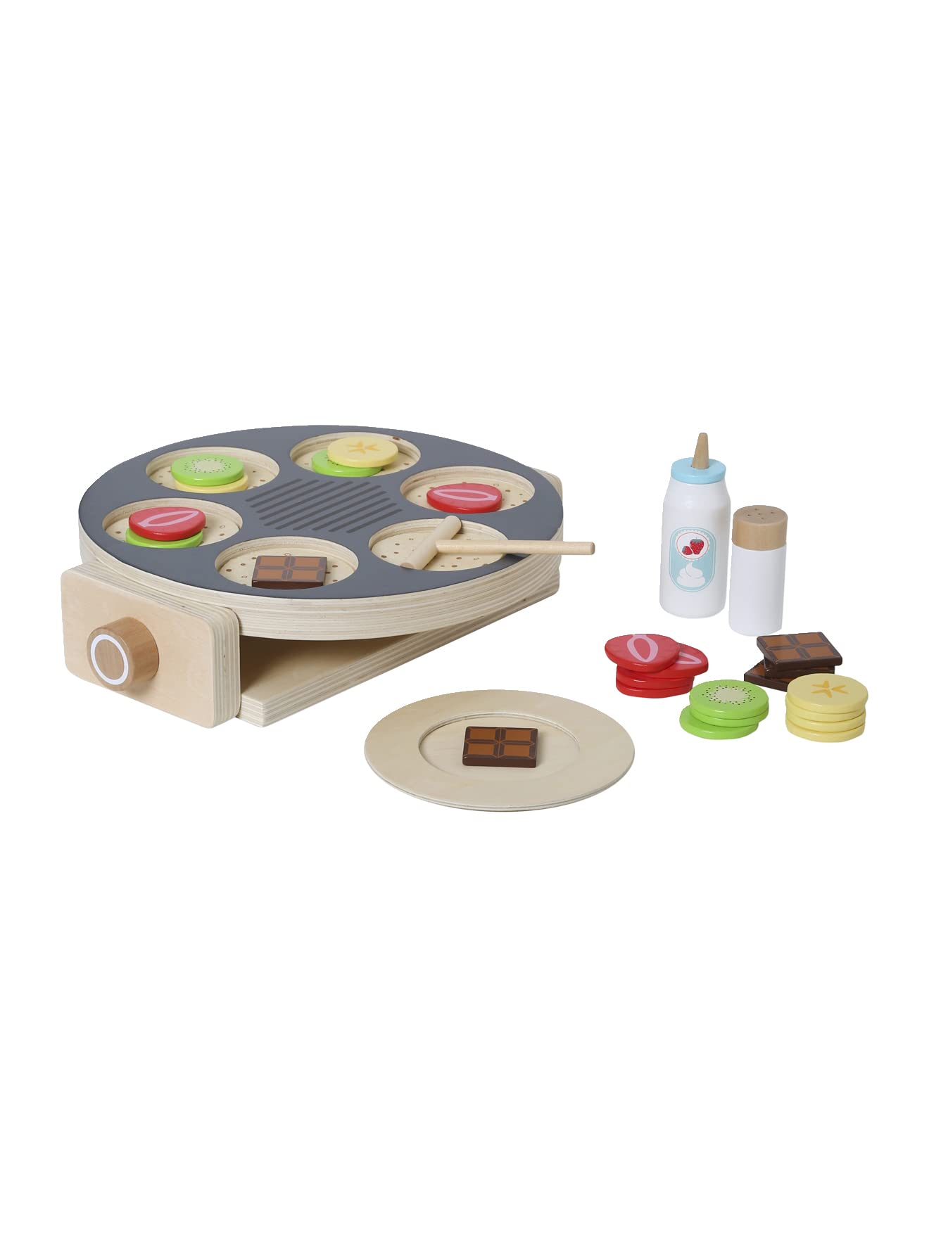 VERTBAUDET Jouet Enfant Crêpes Party en Bois FSC Gris TU