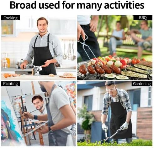 Miniatura 9 de Funny Kiss The Cook Delantal Tema Cocinar Chef Taller de Trabajo Mujeres Hombres Adultos Niñas Niños Tejedores Decoración para Hornear Pintura BBQ