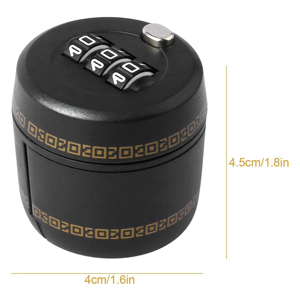 Thyonta Reusable Wine Bottle Combination Lock, Zinc Alloy - Image 2