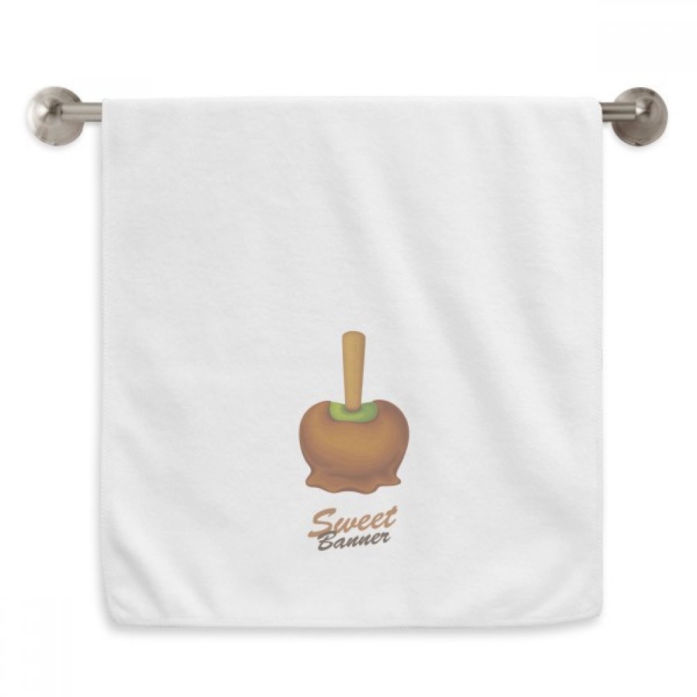 Serviettes débarbouillettes 13x29 pouces blanc chocolat vert