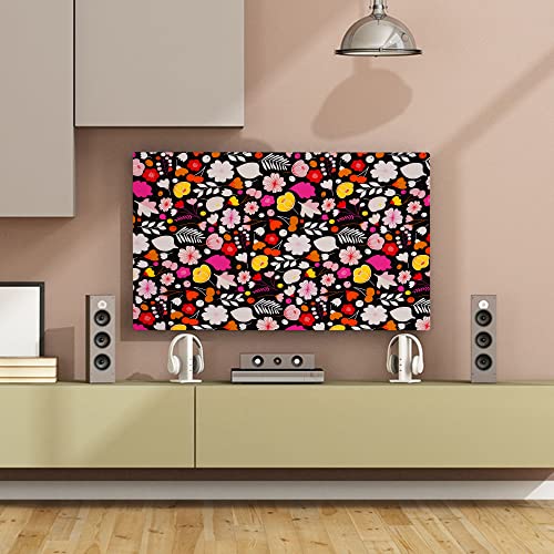 Image of Glassiano Marigold Dustproof Printed 39 inch LED TV Cover Screen Protector Compatible for All Models, Print 04