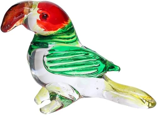 DUONGJAIS BRAND Vidrio de arte soplado a mano colección de animales en miniatura de cangrejo marino miniaturas de casa de muñecas decoraciones