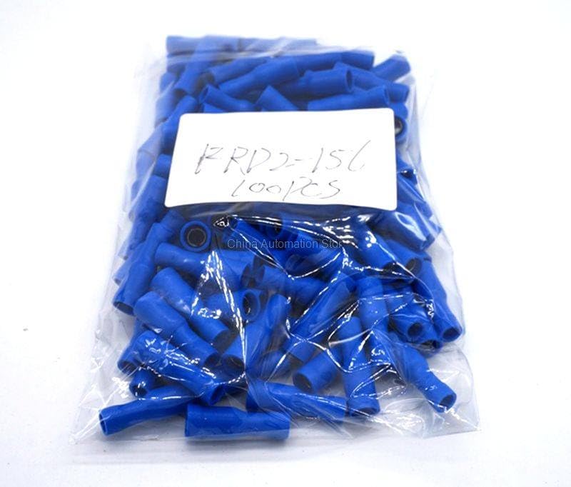 Generic FRD2-156 FRD2.5-156 100PCS Bullet Shaped Female Insulating Joint Wire Connector Electrical Crimp Terminal