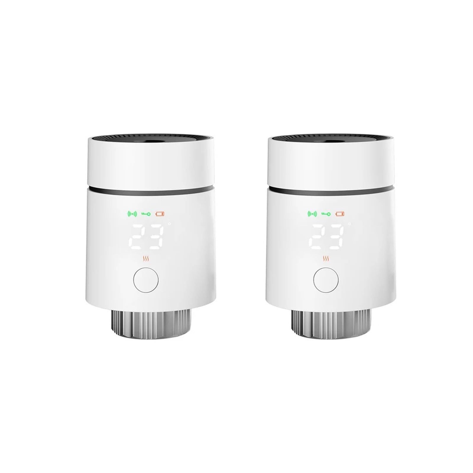 Zigbee3.0 Termostatyczny Siłownik Grzejnikowy, Inteligentny Regulator Temperatury TRV Do Zaworów Termostatycznych Informacja O ZgodnośCi(2PCS)