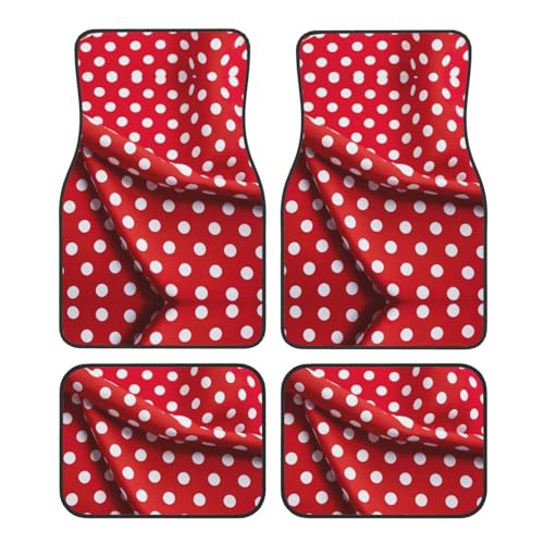 Tapis de voiture universels à pois pour rénover un intérieur usé