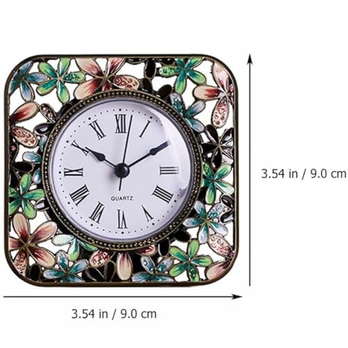 Decoración de escritorio con reloj de mesa decorativo mini 3