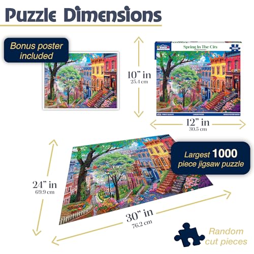 Puzzle Ciudad en Primavera 0+ Anos miniatura 3