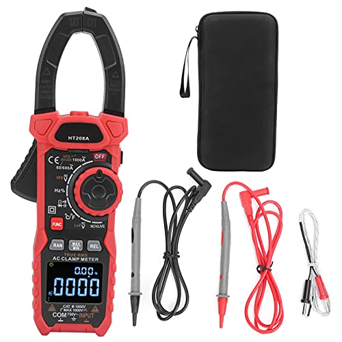 HT208A Pinza Amperimétrica Portátil Digital para Medición de Corriente para Mantenimiento Eléctrico miniatura 6