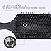Baasha Large Square Paddle Brushs for Hair Women Large Hair Brushes for Women Hairbrushes Detangling for Long Hair Flat Hair Brush for Detangling Women Paddle Hair Brush For Straightening Black