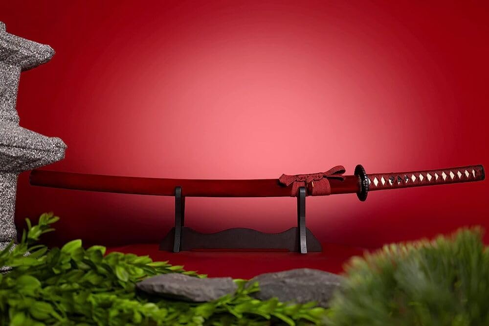 Lange Machete Katana Schwert Gravierte Klinge Scharf Echt Zum Training Metall Stahl 1045 Samurai 100% Handarbeit nur für Erwachsene - 18 Jahre erforderlich DS044