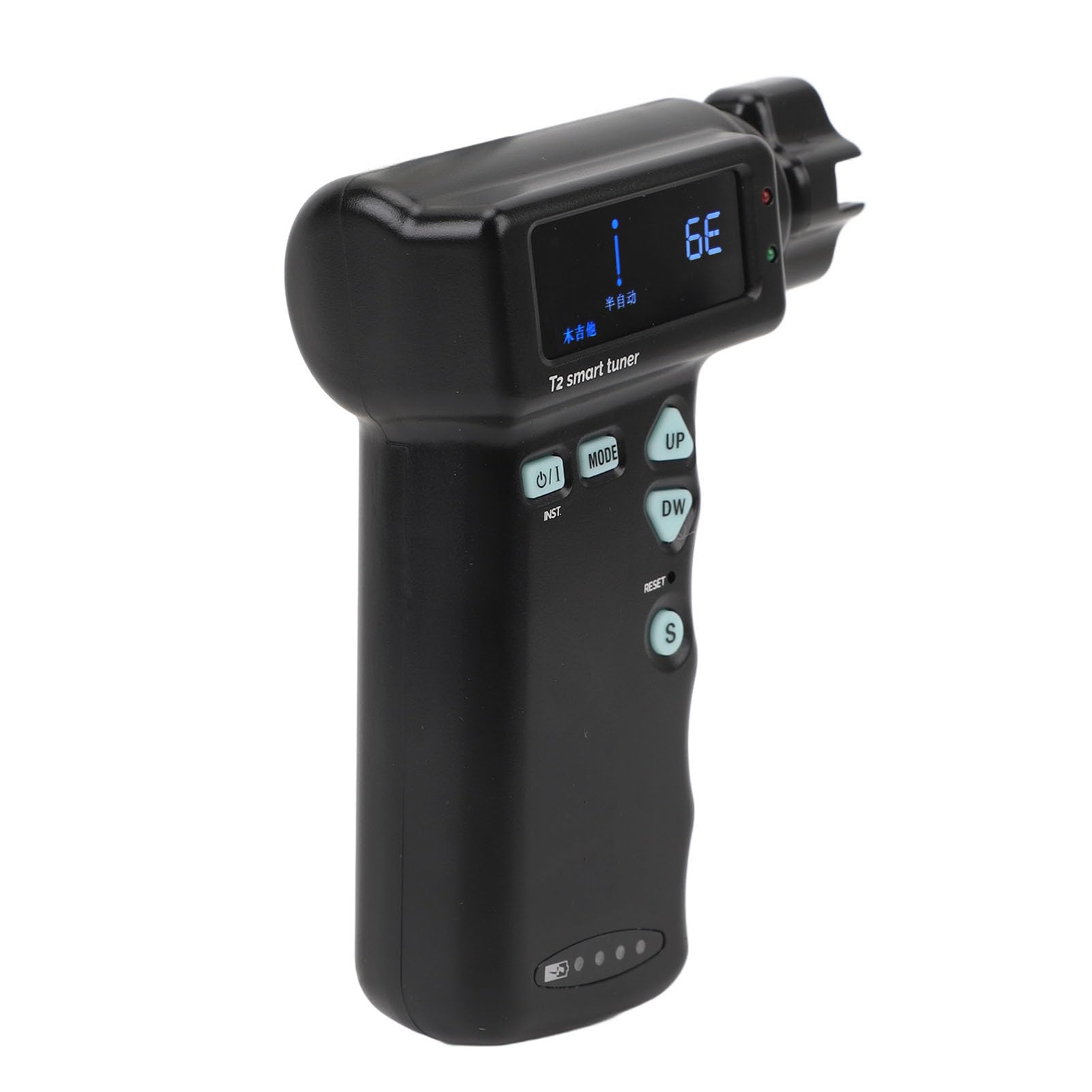 Smart Guitar Tuner 2 in 1 Multifunzionale sintonizzatore professionale per chitarra elettrica automatica con display LCD a colori per chitarre acustiche Guitarre elettriche