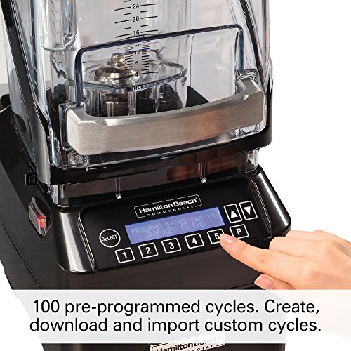 Close-up of blender jar and blades