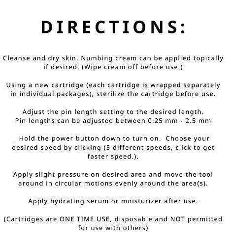 Aravli Ultima A6 Electric Wireless Professional Skincare Kit including 12 Cartridges - Six 12 Pin, Six 36 Pin - Image 6