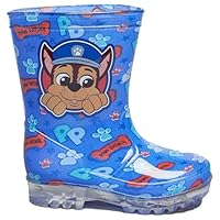 Kids Boys Welly Pawpatrol Rubber Wellies Rain Boot Anti-Skid Rubber - Wellies 24243 Pawpatrol 11 UK Ch