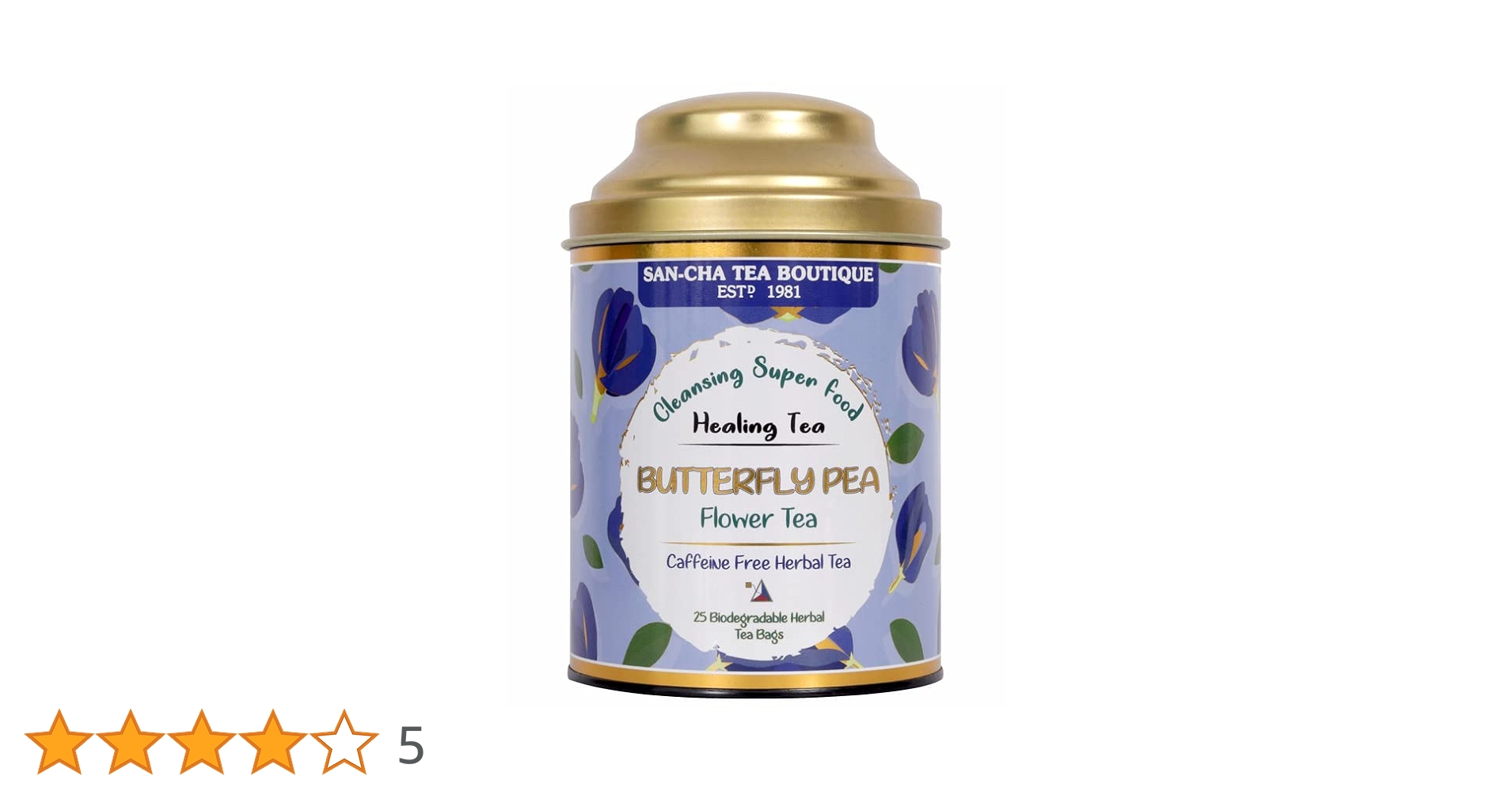 茶 SAN-CHA tea SAN-CHA Sancha Tea Boutique, Butterfly Pea Flower Tea