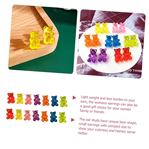 Boucles d'oreilles ours multicolores le cadeau idéal pour anniversaire ado