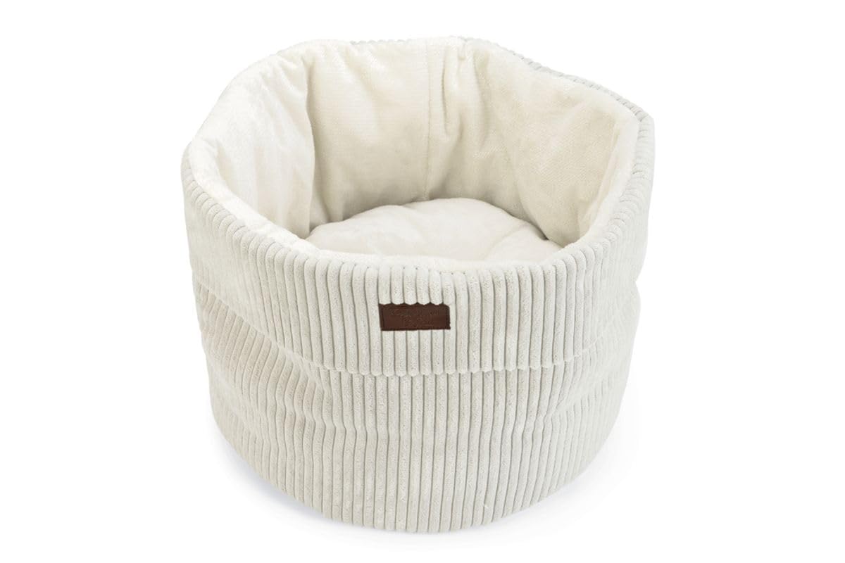 Designed by Lotte Ribbed - Katzenbett - Hellgrau - 50x50x35 cm