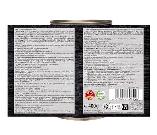 Steakhouse Lamm pur Dose (6 x 400 Gramm)