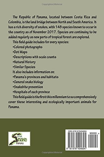 Snakes of Panama: A Field Guide to all Species