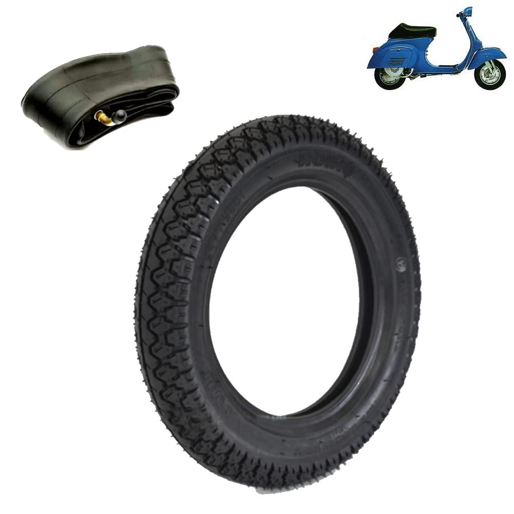 PNEUMATICO 2.75-9 + CAMERA D’ARIA COPERTONE RINFORZATO 4PR UM121 GOMMA PER PIAGGIO VESPA 50 R L N