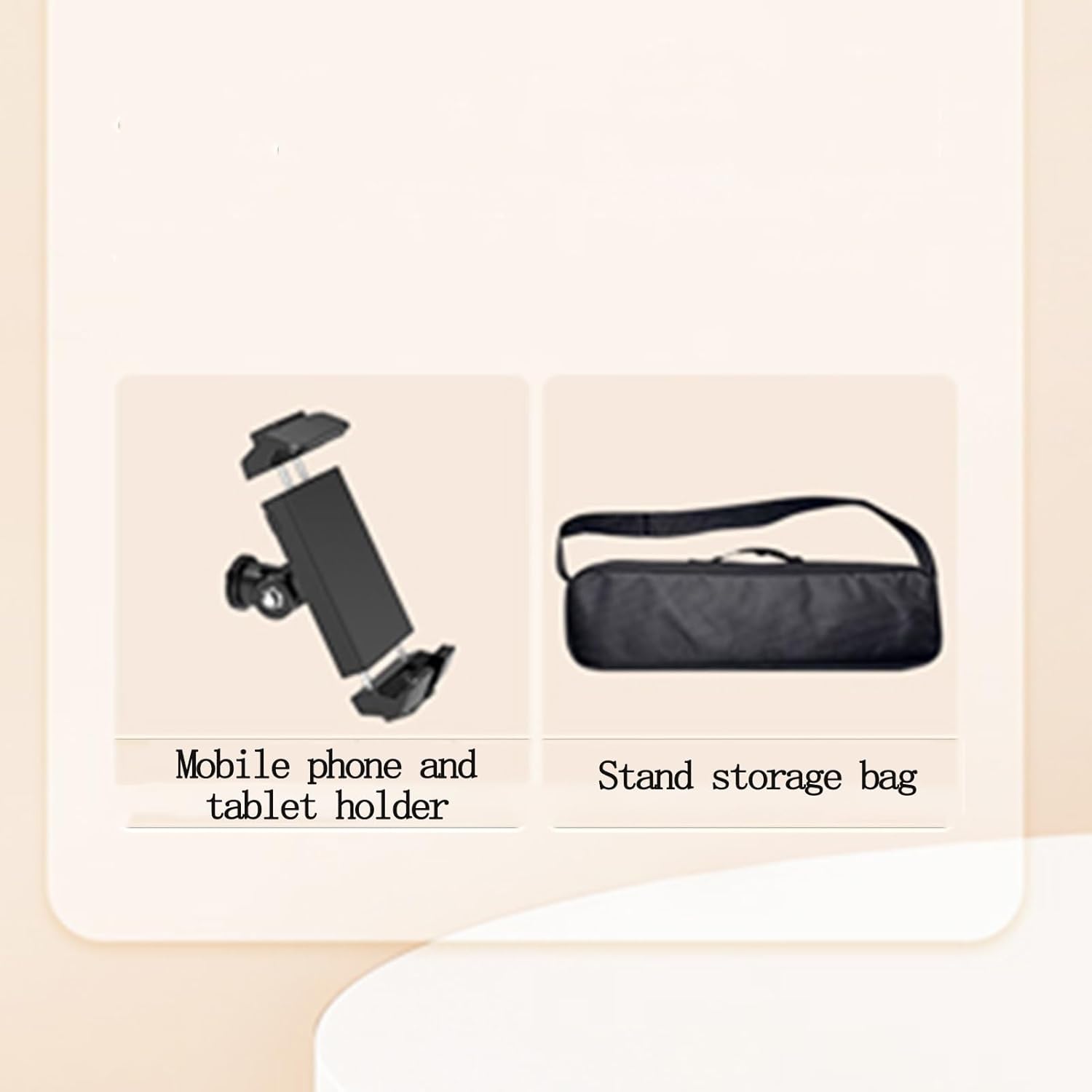 Sheet Music Stand, Portable Music Stand with Mobile Phone Holder and Portable Bag, Suitable for Practice, Teaching, Chorus Performance