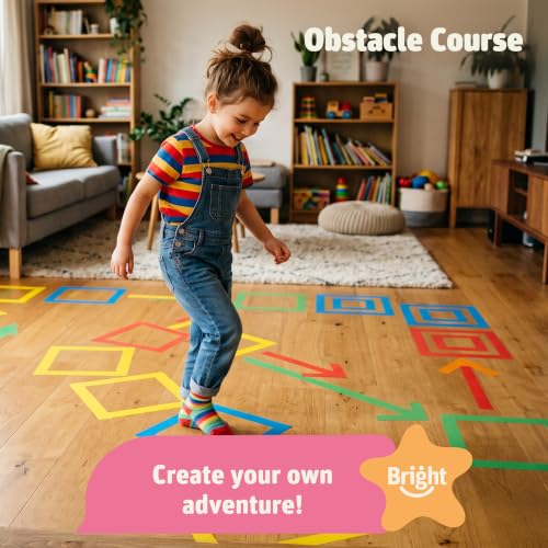 Image of Bright Autism Bright Paths Creative Tape, Removable Tape for Kids, 7 Colors
