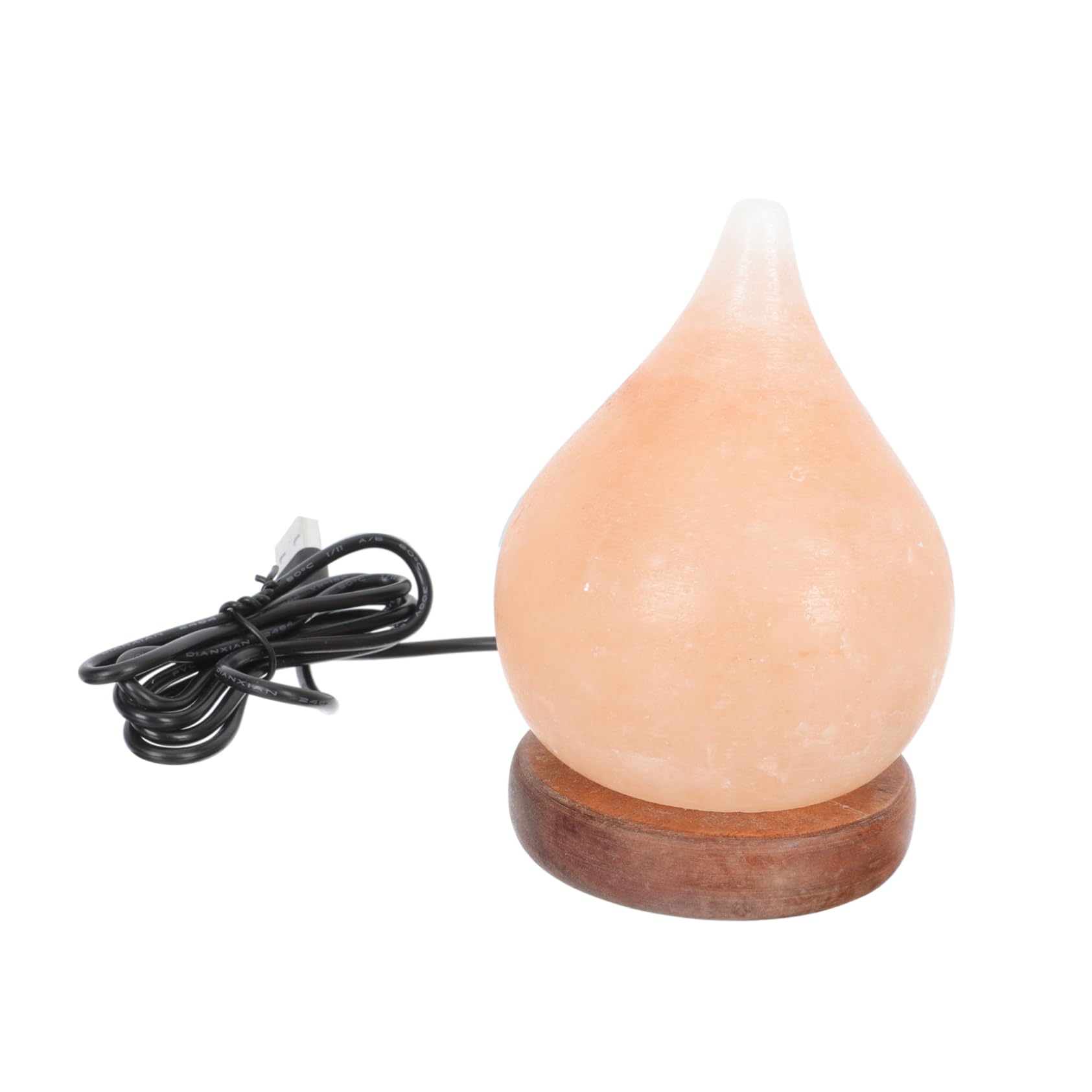 DIYEAH Luz de Noche LED de Sal Himalayo Lámpara Decorativa de Cristal USB con Diseño de Cambia de Color y para Dormitorio y Mesa