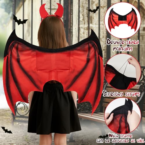 Disfraz de demonio para niñas Latocos con accesorios miniatura 3