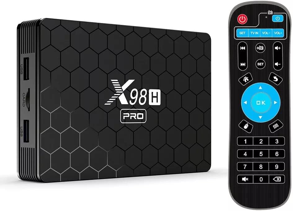Android 12.0 Smart TV Box 4GB RAM 32GB ROM Allwinner H618 Quad-Core Mali-G31 MP2 GPU with 2.4/5.0Ghz WIFI BT5.0 10/100M Ethernet, Support 4K /3D /1080P /HDMI 2.0/ H.265 Set Top