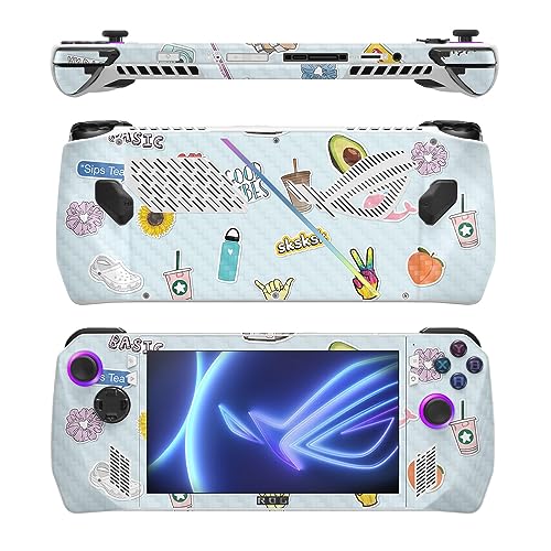 Image of MightySkins Carbon Fiber Skin Compatible with Asus ROG Ally - VSCO2 | Protective, Durable Textured Carbon Fiber Finish | Easy to Apply, Remove, and Change Styles