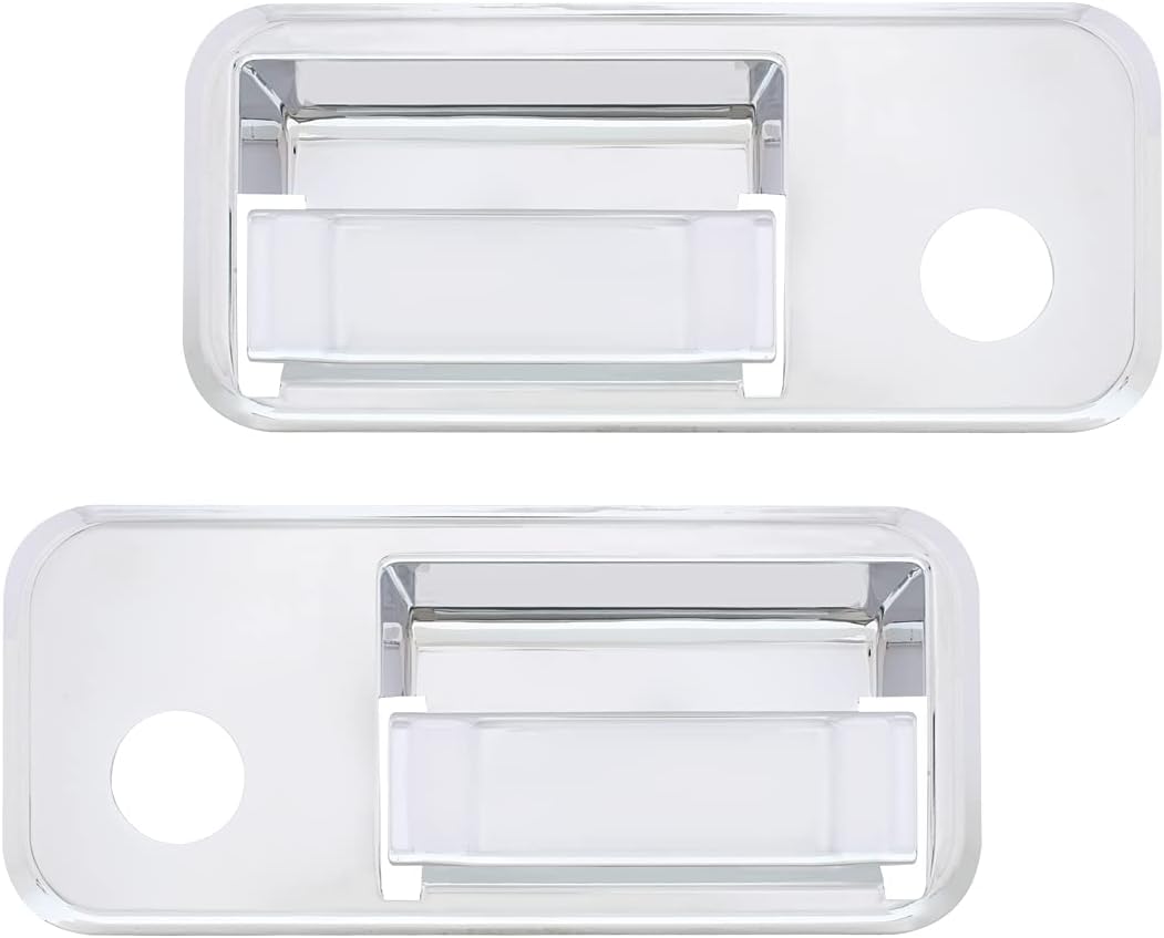 United Pacific 41618 Chrome Plastic Volvo Exterior Door Handle Cover (Set of 2)