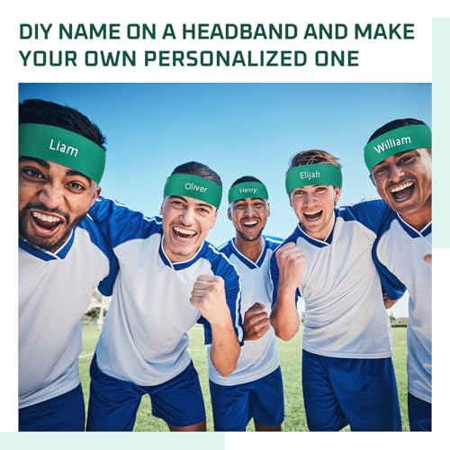 Image of Hiboom 30 Pack Tie Headband Bulk Sports Tennis Head Tie Ninja Karate Tie Back Athletic Sweatbands Adjustable Hair Bands for Women Men Basketball, Football, Soccer, Running, Yoga Workout