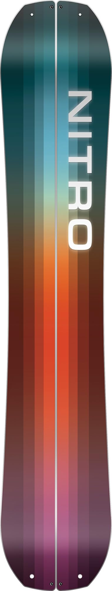 Nitro Snowboards Team Split BRD '25, Directional Twin Splitboard, Trüe Camber, All-Terrain, Dual Degressive Sidecut, Progressive Width & SplitGrip Core Profile, 159