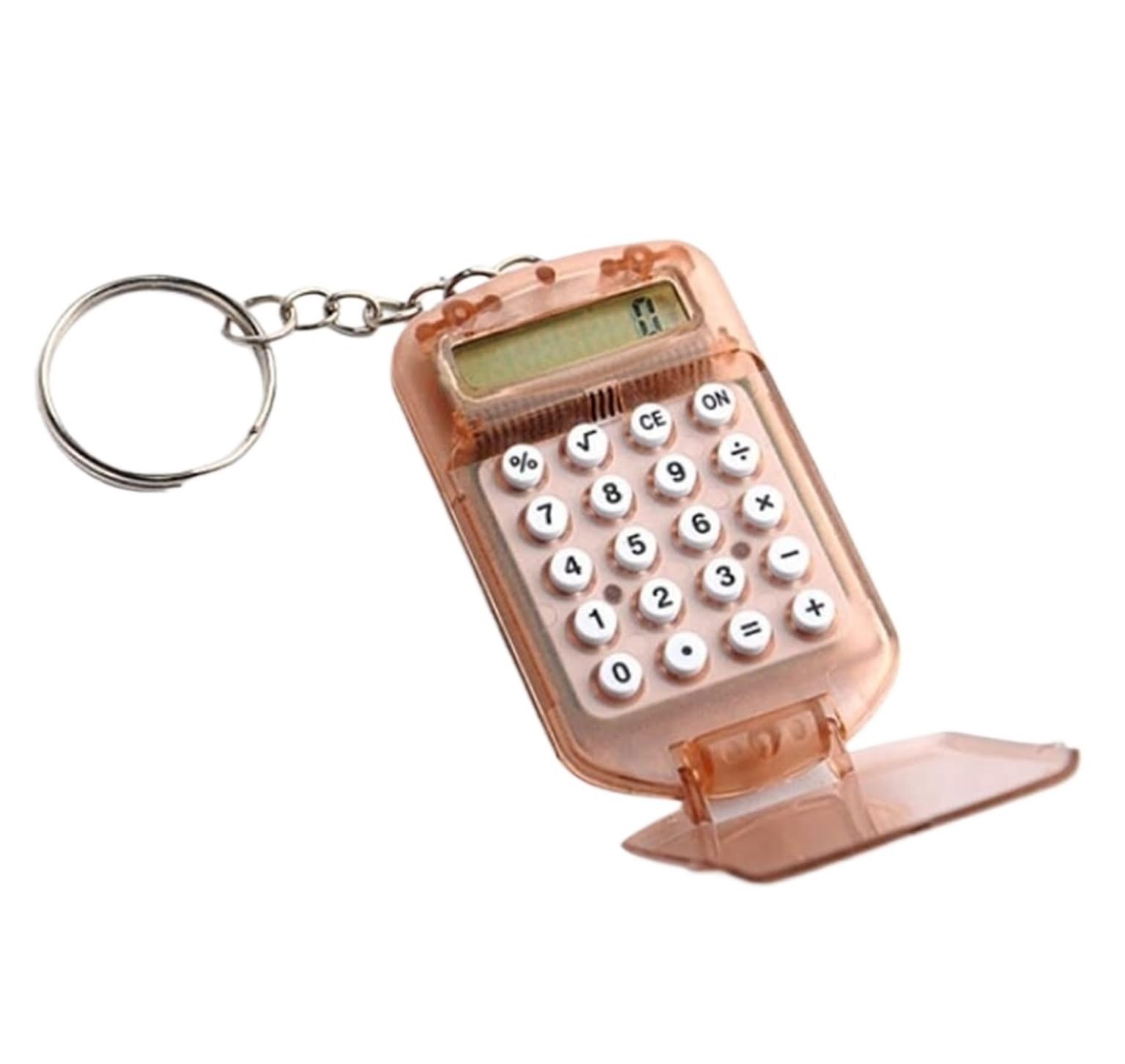Herramientas De CáLculo Calculadoras Básicas For La Escuela, Oficina, Calculadora Portátil, Llavero Colgante (Colores Aleatorios) Adecuadas para Colegio Y Hogar