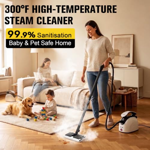 Image of Waitbird 4.5 Bar 300F Steam Cleaner for Bathroom, Kitchen, Floor & Grout