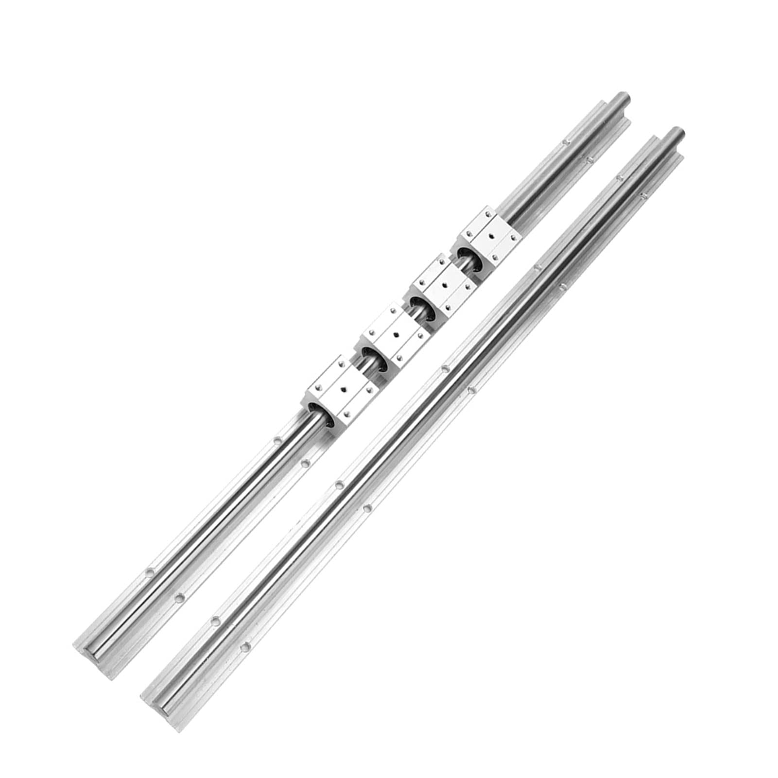 Acouto 750mm Coulisse Linéaire avec 4 Blocs de Roulement, Acier au Carbone