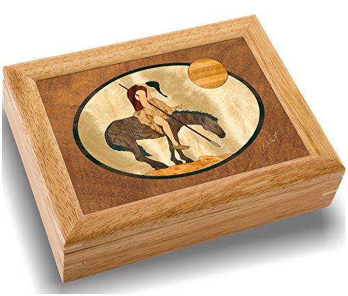 Bois Art Cheval + Boîte – Fait à la main en USA