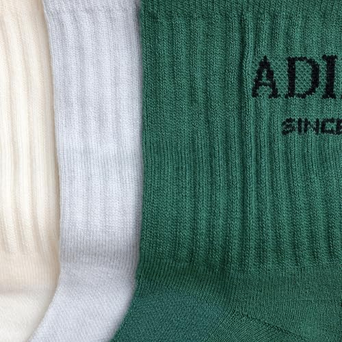 Image of adidas Cushioned Sport High Quarter Socks 3-Pairs Durable & Comfortable