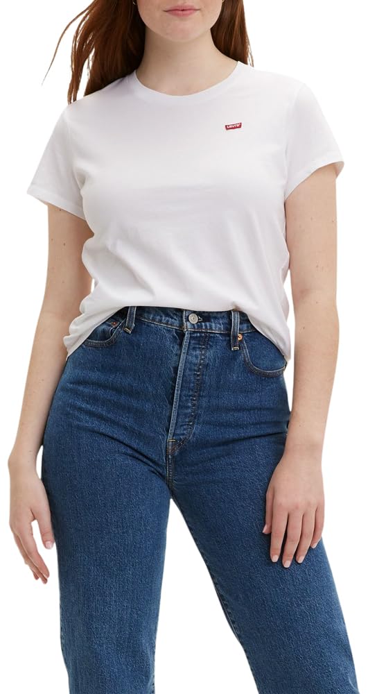 Levi's Perfect T-shirt, White, Size Xxs, Women