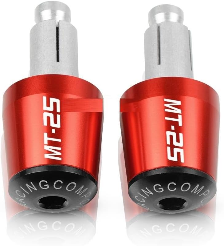 SCUUBE Handlebar Plug for Yam&ha MT25 MT-25 MT 25 2015 2016 2017 2018 2019 7/8" 22MM Handle Bar Ends Motorcycle Handlebar Grips End Cap Anti Vibration (Color : Green)