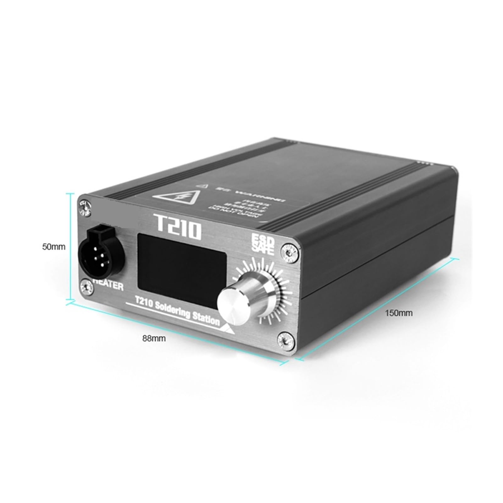 Kit stazione saldante con display digitale T210 Riscaldamento Rapido Sonno Automatico 2S Stagno Di Fusione Riparazione Professionale Di Telefoni Cellulari Stazione Di Saldatura A Temperatura Costante