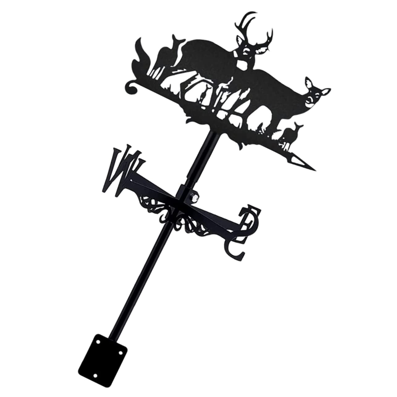 Girouette jardin POPETPOP fer indicateur direction vent stable pelouse