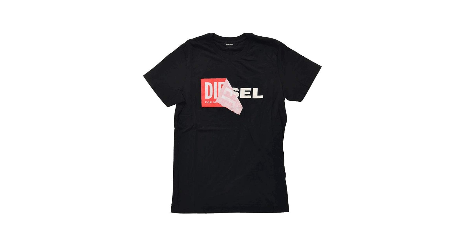 DIESEL ロゴプリント Tシャツ 黒/赤 師*匠様 DIESEL ロゴプリント Tシャツ 黒 赤 ディーゼル - メルカリ