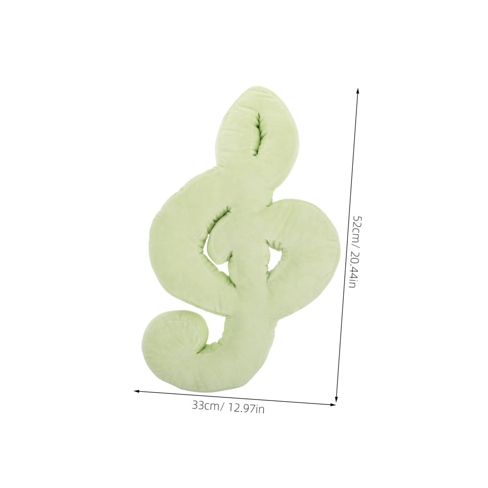 ABOOFAN Plush Insert Cushion for Cozy Reading and Sofas for Music Lovers and College Music Teachers Soft and Stylish Home Decor