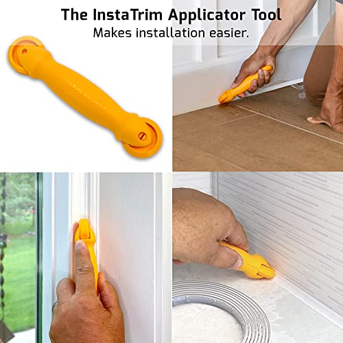 InstaTrim The Original Flexible Trim Applicator Tool - Quickly Apply Flexible Trim on Walls, Bathtubs, Sinks, Tile, Floors, Counters, and Appliances - Works for 1.9cm and 1.25cm InstaTrim by InstaTrim - Image 4