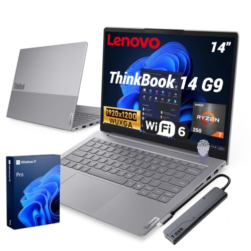 Image of Lenovo ThinkBook 14 AMD Ryzen 7 250 AI Business Laptop, 32GB RAM | 1TB SSD