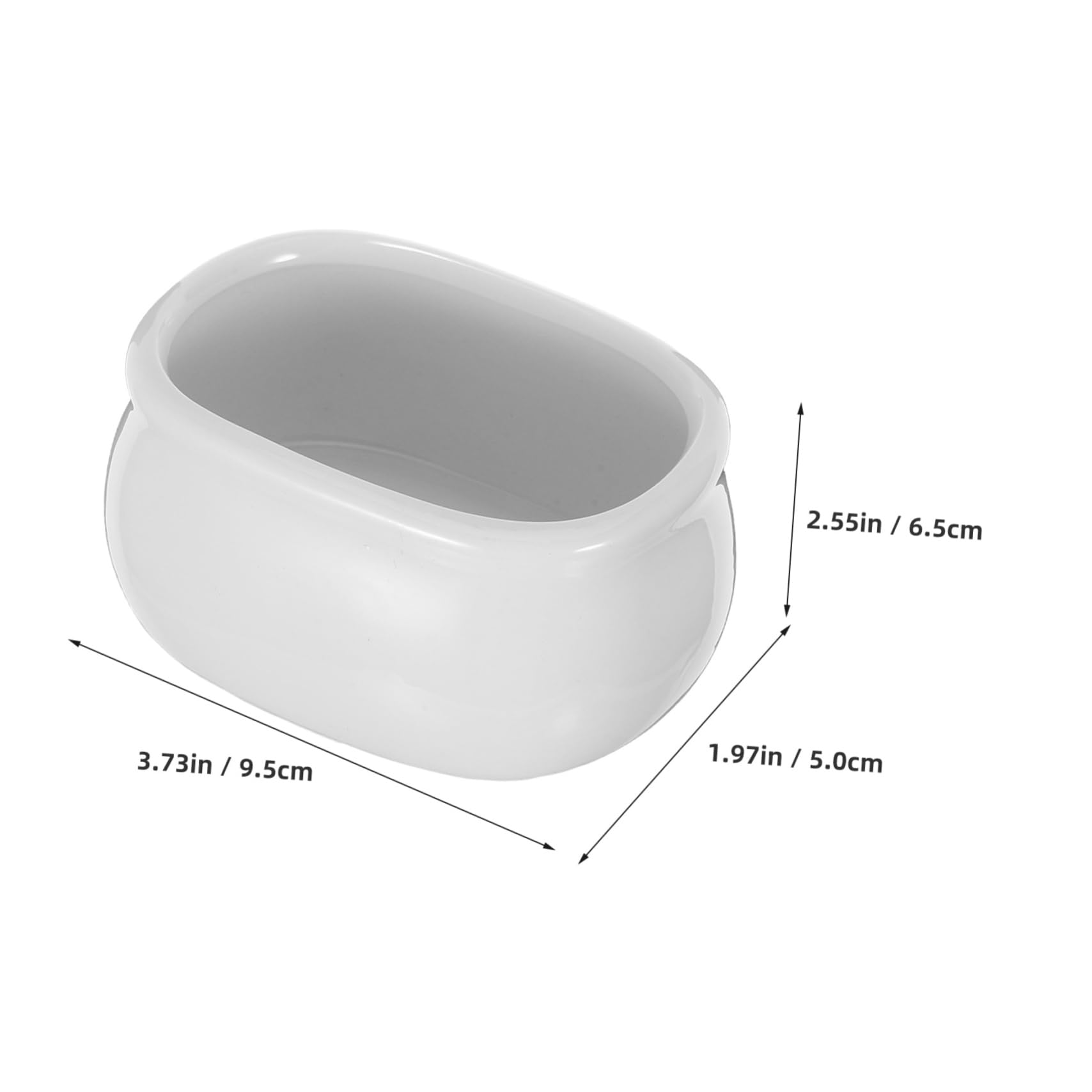 DONFAMDS Tea Bag Coaster Set Porcelain Sugar and Tea Holder Multi-Function Small Bowl for Sugar Bags Sauces