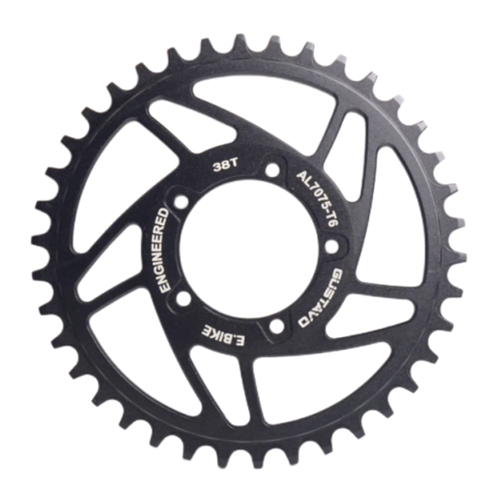 Ruota a catena 36T/38T/40T per BAFANG BBS01 BBS02 Mid-drive Motor CNC Chainring Pignone Parti di ricambio per biciclette elettriche
