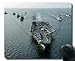 Produktbild Mauspad mit genähtem Rand, Flugzeugträger USS Ronald Reagan Warship Rutschfeste Gummi-Gaming-Mauspad