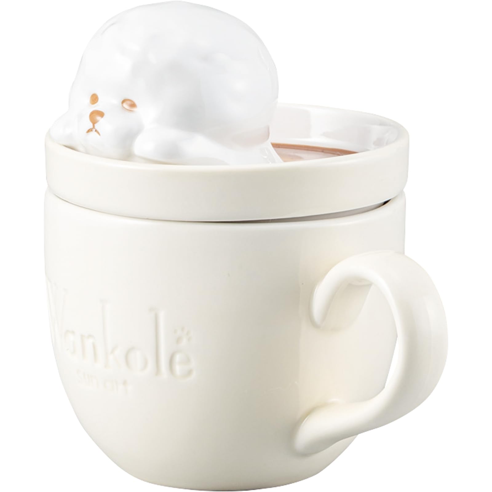 ウーロン茶、マグカップ、スプーン、茶こしセットギフトボックスBlan Bunny Amazon.co.jp: サンアート かわいい食器 「 Wankole ワンコレ